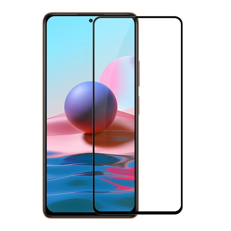 NILLKIN Amazing CP+PRO for Xiaomi Redmi Note 10 Pro (Global)/(India) / Note 10 Pro Max Explosion-proof AGC Tempered Glass Film, Full Cover Scratch-Resist Bubble-Free HD Screen Protector