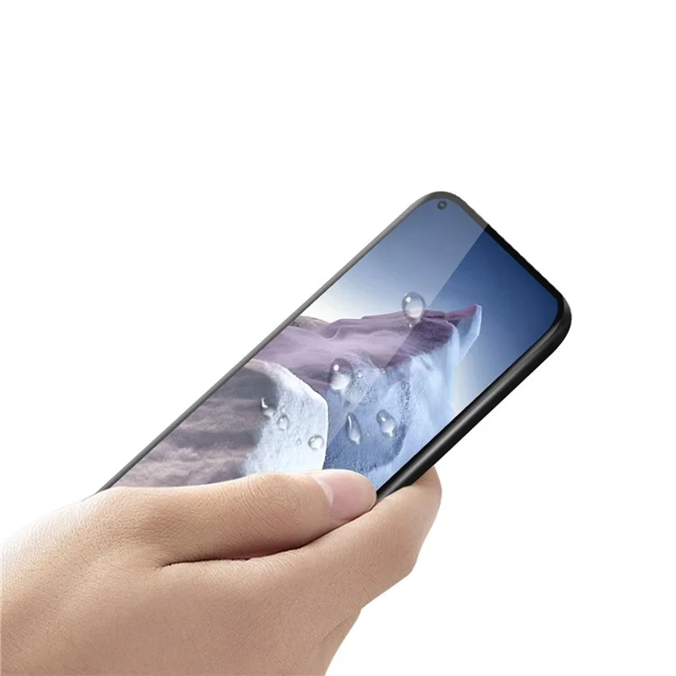 Protector de pantalla de vidrio templado 3D curvo MOFI [Adhesivo completo] Película para Xiaomi Mi 11 Ultra