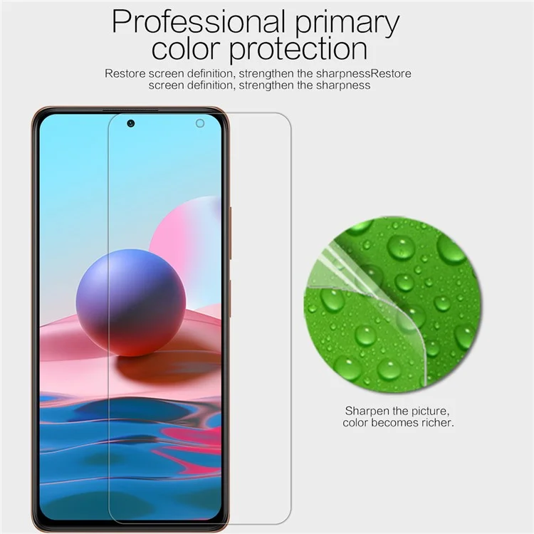 NILLKIN POUR XIAOMI REDMI NOTE 10 PRO / 10 PRO Max HD CLEAR CLEAR Screen Screen Protector Film Shield