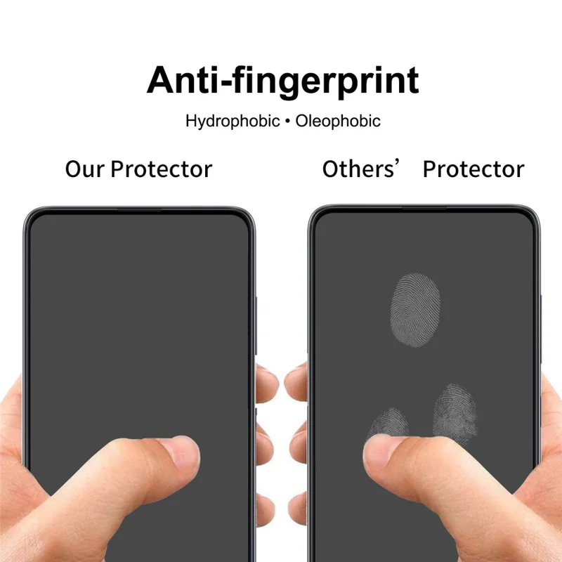 ENKAY HAT PRINCE til Xiaomi Poco F3 0,26 mm 9H Fuldklæbende Fuldscreen Hærdet Glasbeskytterfilm
