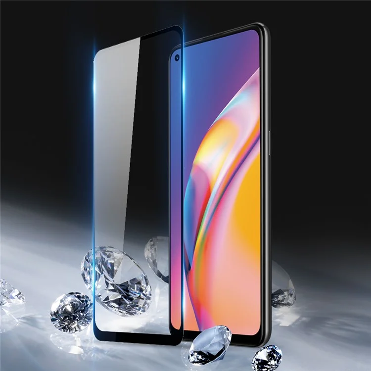 DUX DUCIS Full Glue Ultra Clear Tempered Glass Film Screen Protector per Oppo Reno5 Lite/Reno5 F/F19 Pro/A94 (9D)