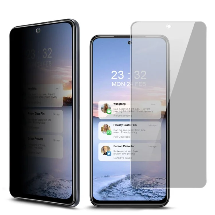 IMAK 9H Härte Getemperte Glas Anti-peep High Abriebfester Beschützer Für Xiaomi Redmi Anmerkung 10 4G/Note 10s