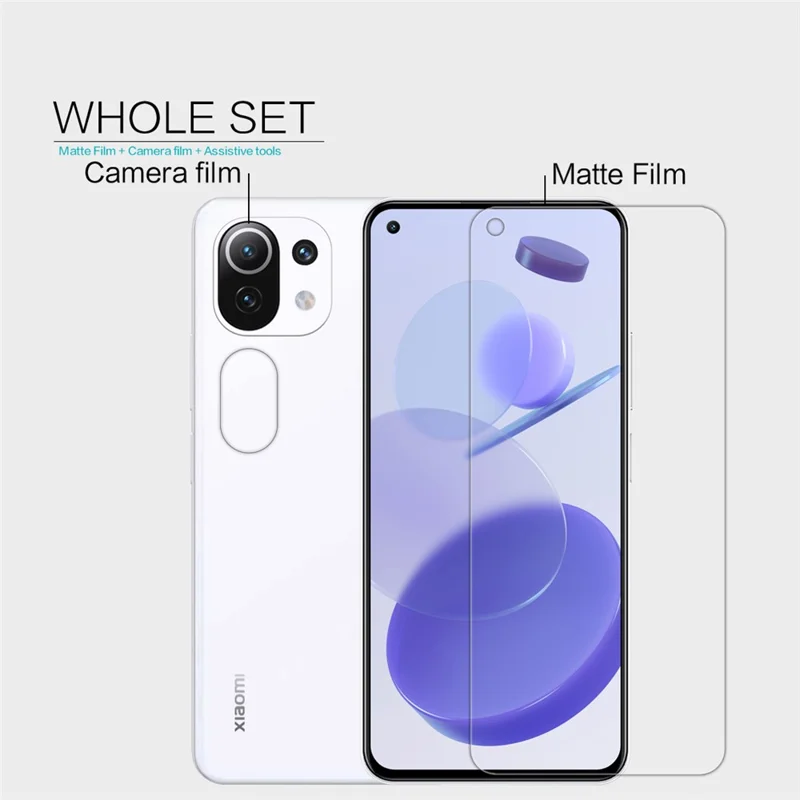 NILLKIN Matte Surface Anti-scratch Screen Film for Xiaomi Mi 11 Lite 4G / 5G / 11 Lite 5G NE