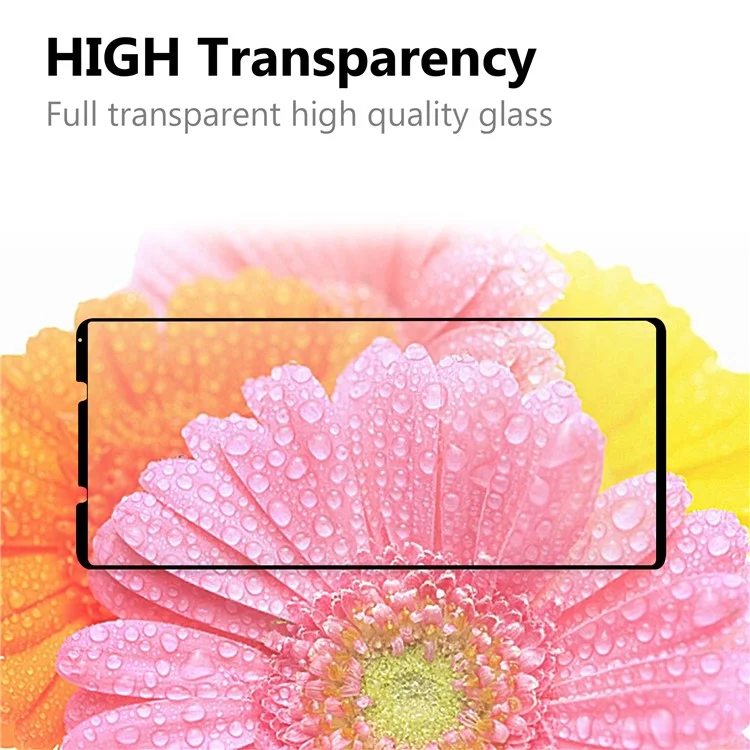 Anti-Explosion Ultra Clear Tempered Glass Film Black Edges Full Glue Screen Protector per Sony Xperia 1 III 5G