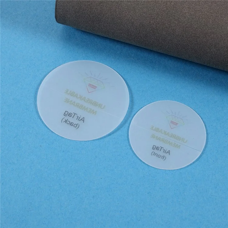 2pcs / Pac Ultra Clear TPU Film Doux Avant et Arrière Pour AirTag