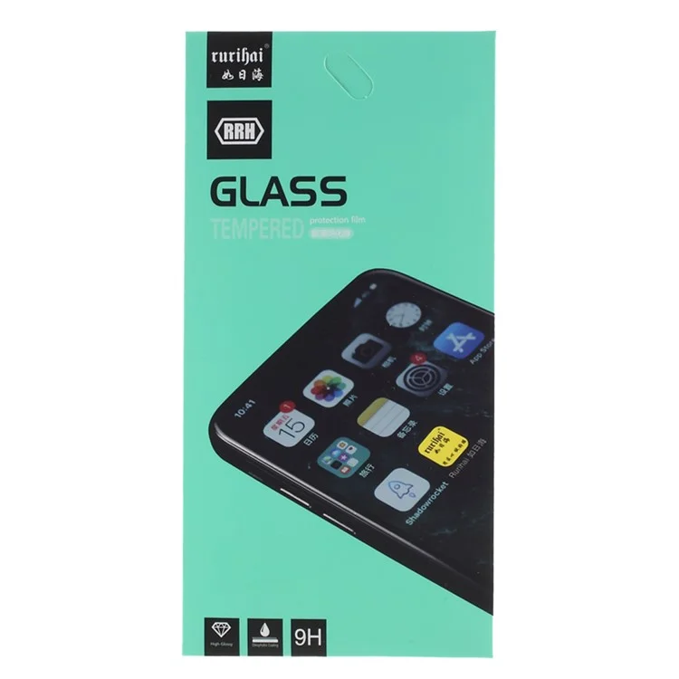 RURIHAI Ultra Thin 0.26mm 2.5D Solid Defense Tempered Glass Black Edge Screen Protector [Full Glue] para Xiaomi Mi 11 Lite 4G / 5G / 11 Lite 5G NE