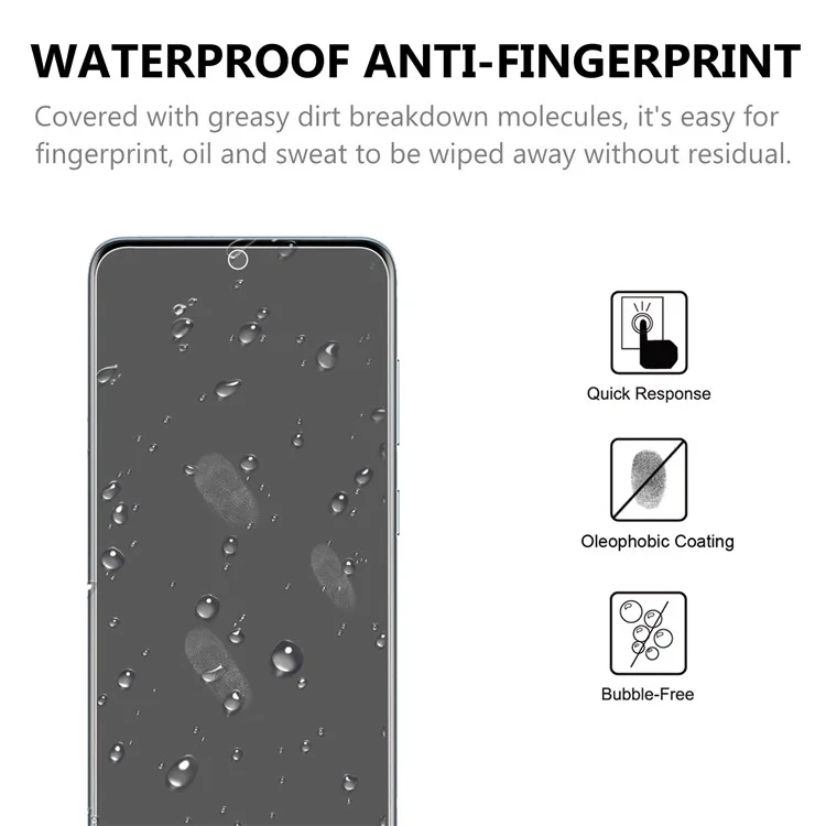 Pour Samsung Galaxy S21 fe 5G Anti-explosion 2.5d 9h Bord du Bord du Bord Temperred Guard Ultra Clear Screen Protector