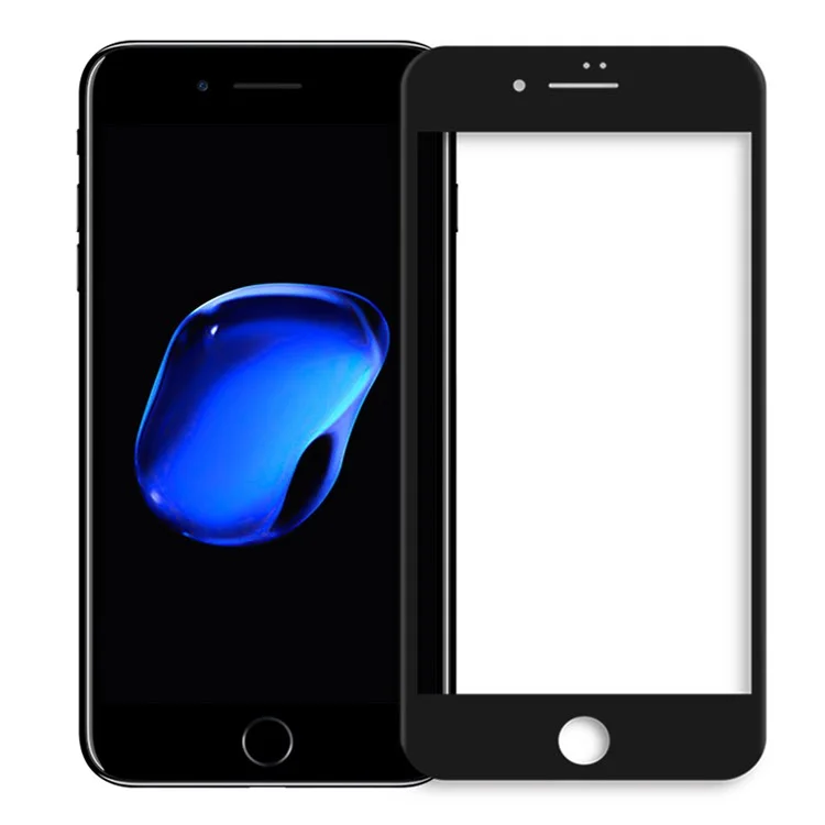 NILLKIN 3D AP + Pro for iPhone 8 Plus/7 Plus Full Tempered Glass Screen Protector Film Shatterproof Edge - Black
