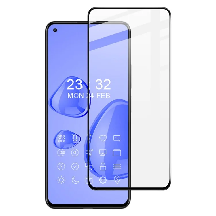 Protecteur d'écran en verre trempé antiexplosion IMAK Pro+ Series avec couverture plein écran pour Xiaomi Mi 11 Lite 4G / 5G / 11 Lite 5G NE