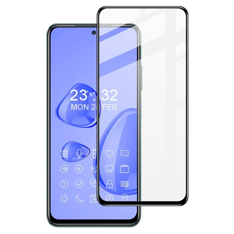 IMAK Pro+ Series Anti-Scratch Tempered Glass Complete Covering Screen Film for Xiaomi Poco M5s 4G / Redmi Note 10 4G / Redmi Note 10S 4G