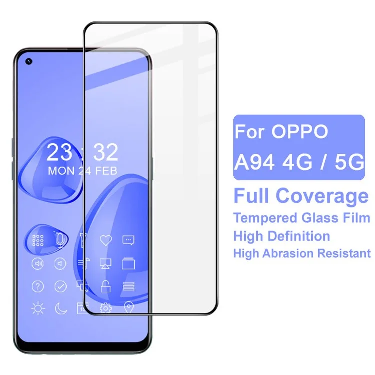 ИМАК Pro+ Series Anti-explosion Full Screen Coverage Tempered Glass Screen Protector для Oppo A94 / Oppo A94 5G