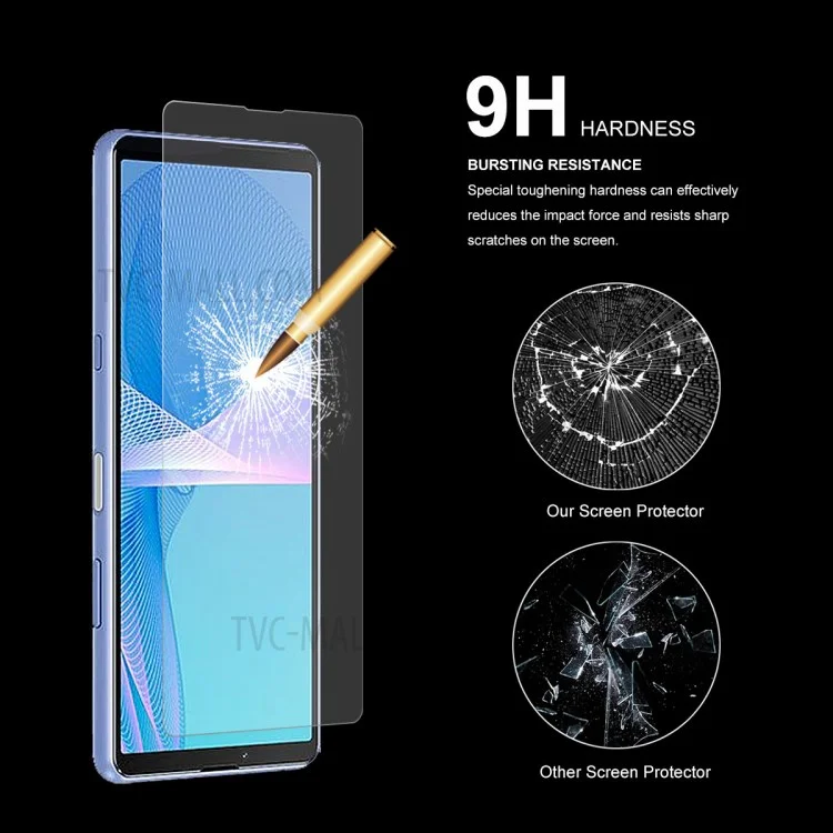 PANTALLA PRINCE 0.26mm 9H Vidrio Templado Antiexplosión para Sony Xperia 1 III 5G
