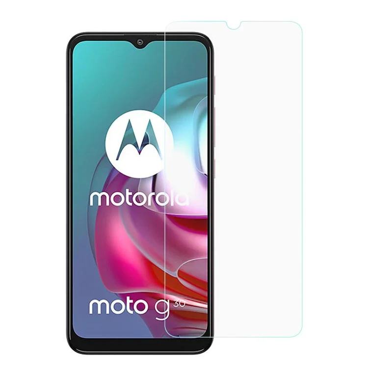 Ultra Clear 0.25mm 2.5D Arc Edge 9H Tempered Glass Screen Protector Film for Motorola Moto G30/G10