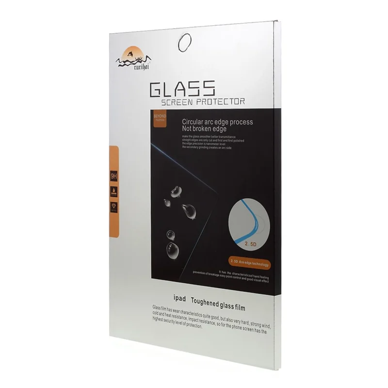 RURIHAI Ultra Clear 0,18 mm 2,5D Helt Limmade Härdat Glas Skärmskydd med Fullt Täckning för Samsung Galaxy Tab A7 Lite 8,7 tum T220