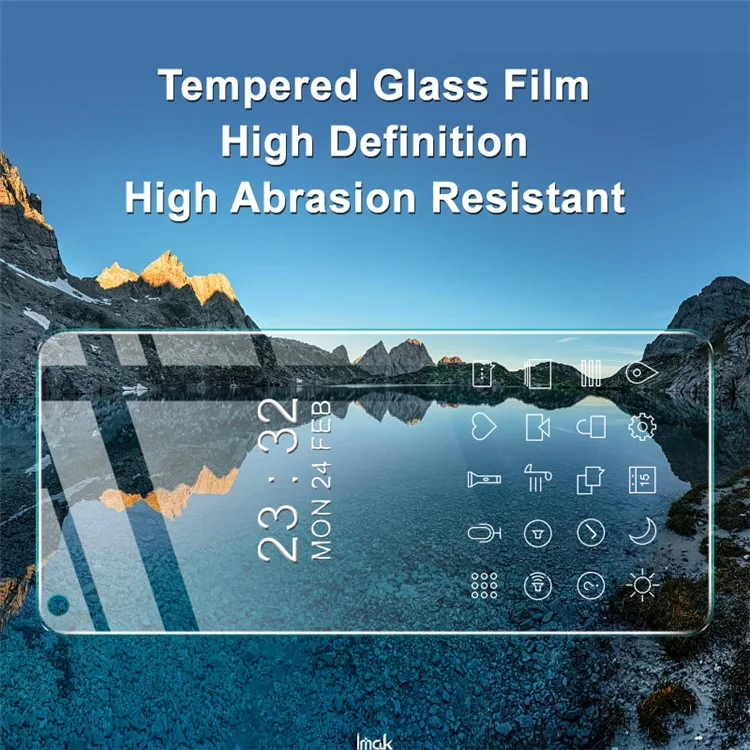 IMAK H Series High Transparency Tempered Glass Screen Protector Film Shield for Oppo F19 4G/A74 4G