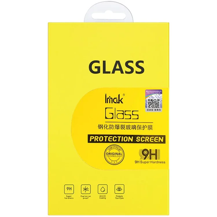 IMAK H Series High Transparency Tempered Glass Screen Protector Film Shield for Oppo F19 4G/A74 4G
