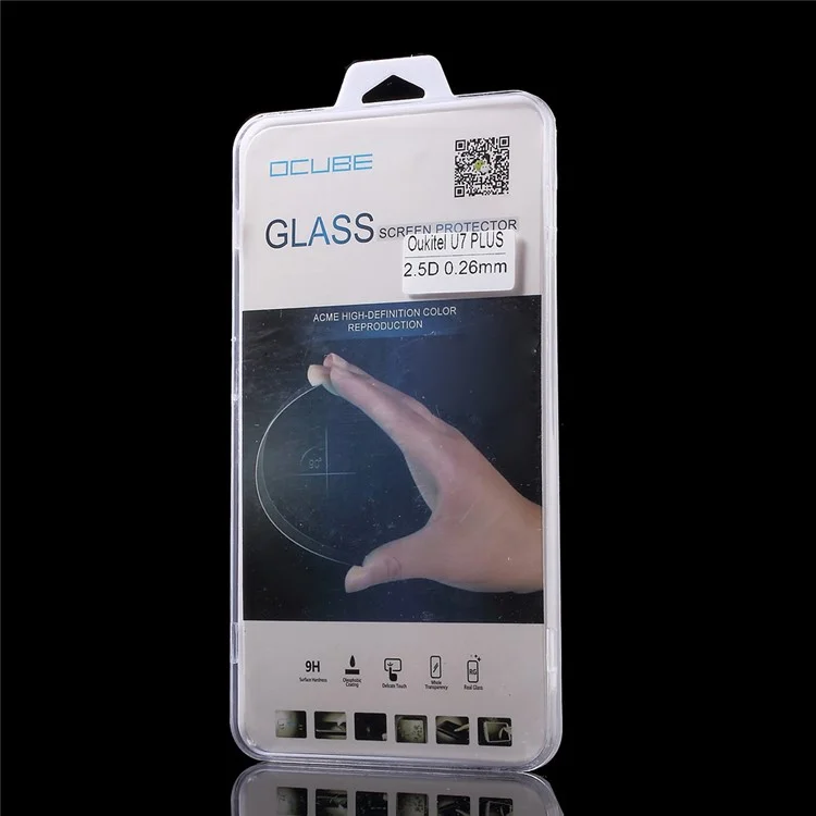 0.26mm Full Glue Tempered Glass Screen Protector Guard Film for Oukitel U7 Plus