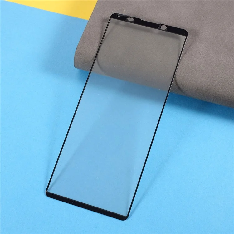 Silk Printing Full Coverage Tempered Glass Screen Protector Film (Full Glue) for Sony Xperia 5 III 5G
