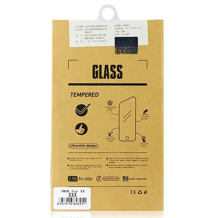 IMAK Full Cover Tempered Glass Screen Protector for Huawei Honor 8 - White