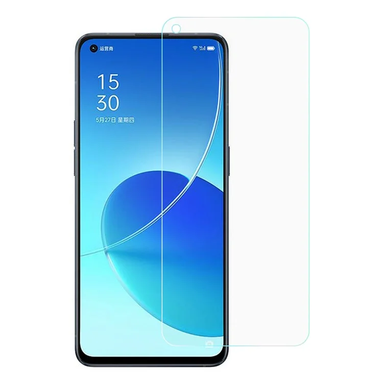 0,3 mm Arc Edge Anti-explosion Tempered Glass Screen Protector Guard Film für Oppo Reno6 5G