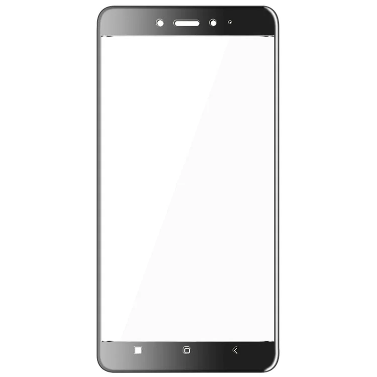 IMAK Full Covering Tempered Glass Screen Protector for Xiaomi Redmi Note 4 - Black