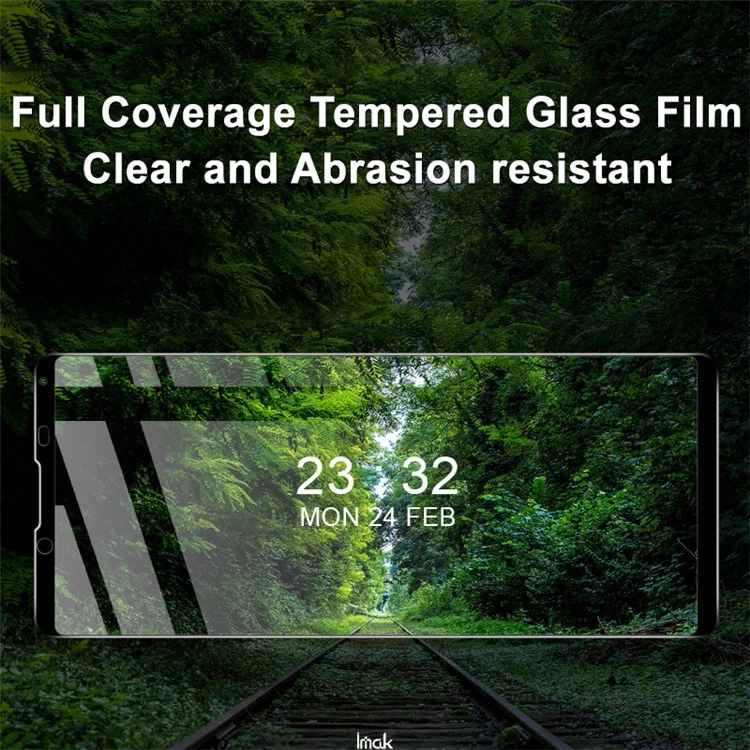 Full Coverage Abrasion Resistant Side Glue Tempered Glass Screen Film for Sony Xperia 5 III 5G