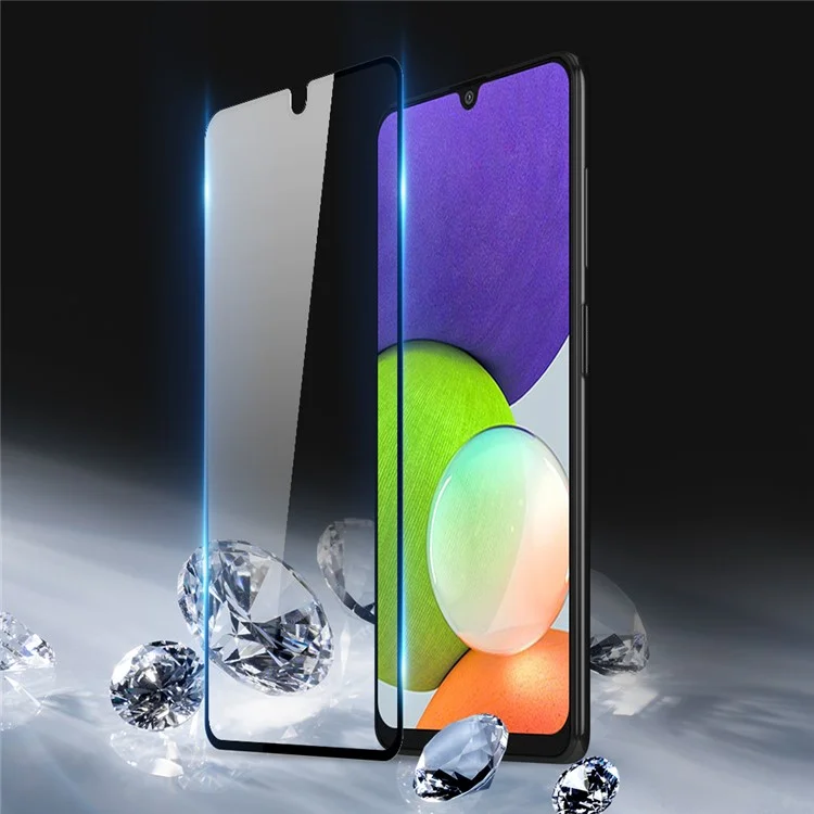 DUX DUCIS [9D] Ultra Clear Full Glue Full Screen Tempered Glass Film für Samsung Galaxy A22 4G (EU-Version)