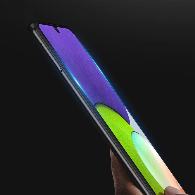 DUX DUCIS [9D] Ultra Clear Full Glue Full Screen Tempered Glass Film für Samsung Galaxy A22 4G (EU-Version)