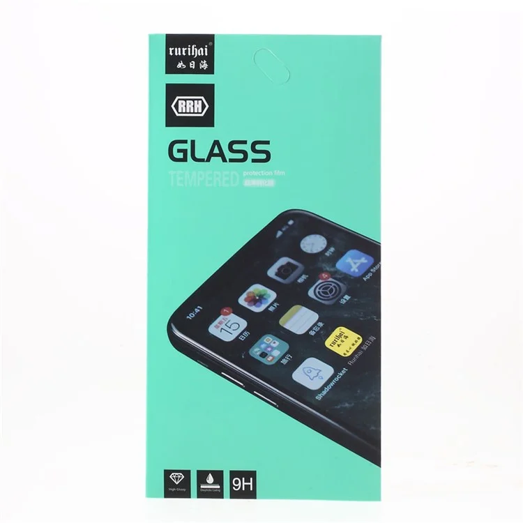 RURIHAI for OnePlus Nord 2 Solid Defense Full Glue Tempered Glass Screen Protector 2.5D 9H 0.26mm Film