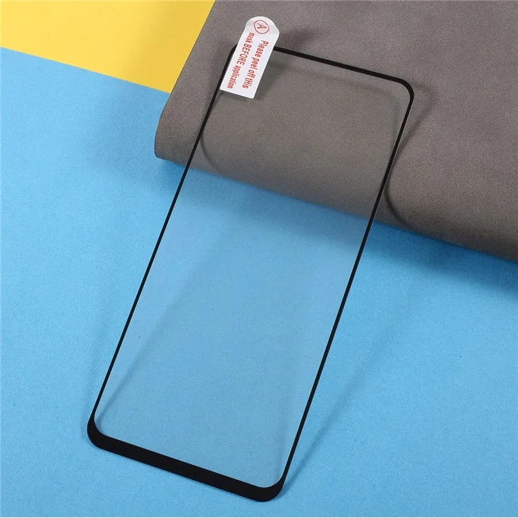 Full Glue Silk Print Anti-Scratch Full Screen Coverage Tempered Glass Protector Film for Oppo A54 5G