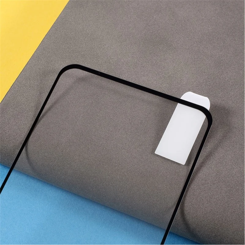 Full Coverage Anti-Scratch Silk Print Tempered Glass Full Glue Screen Protector Film for Oppo A74 5G