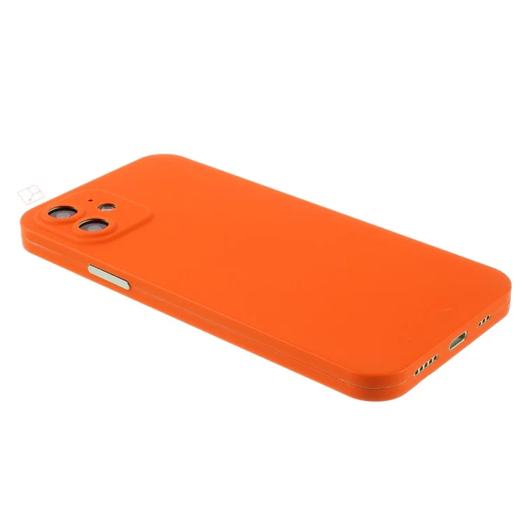 Rurihai Pull Cover Coverse Case Case Устойчивая Защитная Крышка с Защитой Экрана Для Iphone 12 6,1 Дюйма - Апельсин