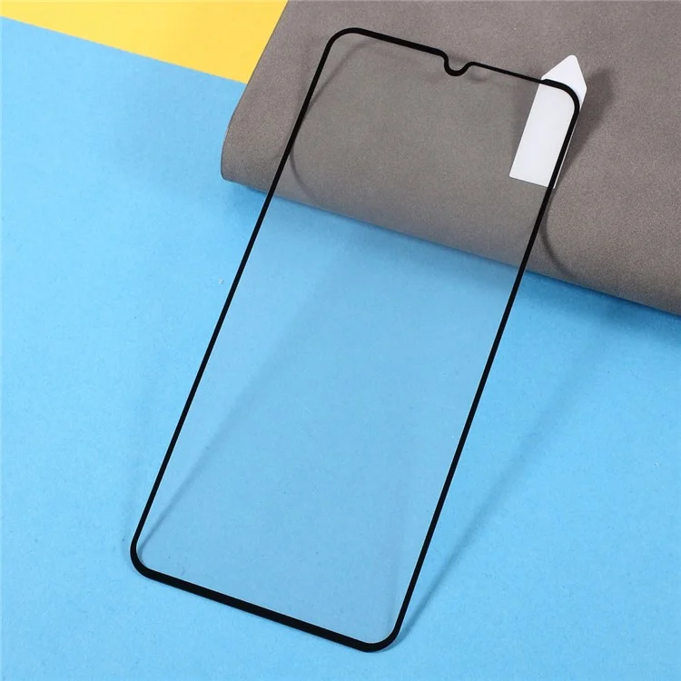 RURIHAI Full Glue Ultra Thin 0.26mm 2.5D Solid Defense Secondary Hardening Tempered Glass Screen Protector per Samsung Galaxy A22 4G (Versione EU)