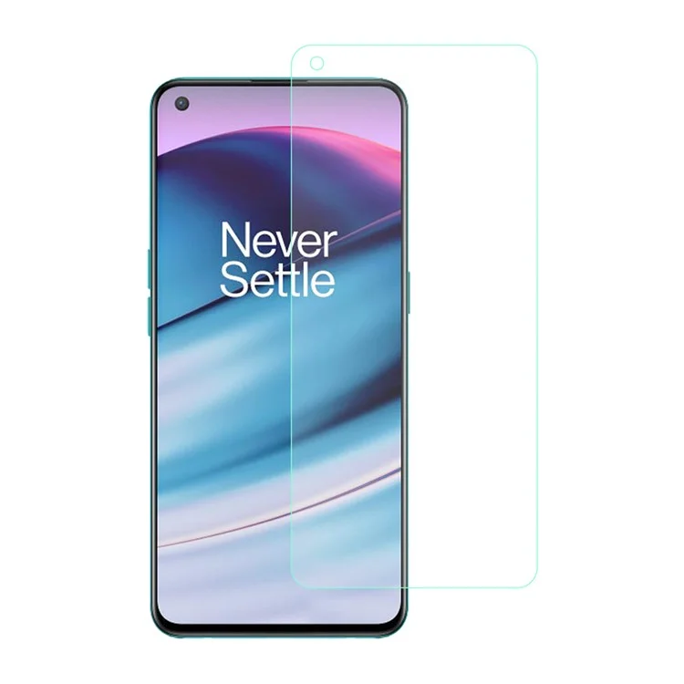 Pour OnePlus Nord CE 5G HD Display 0.3mm Arc Edge Verre trempé Protecteur d'écran Anti-rayures Bulle-Libre Étui Ami Installation facile Film