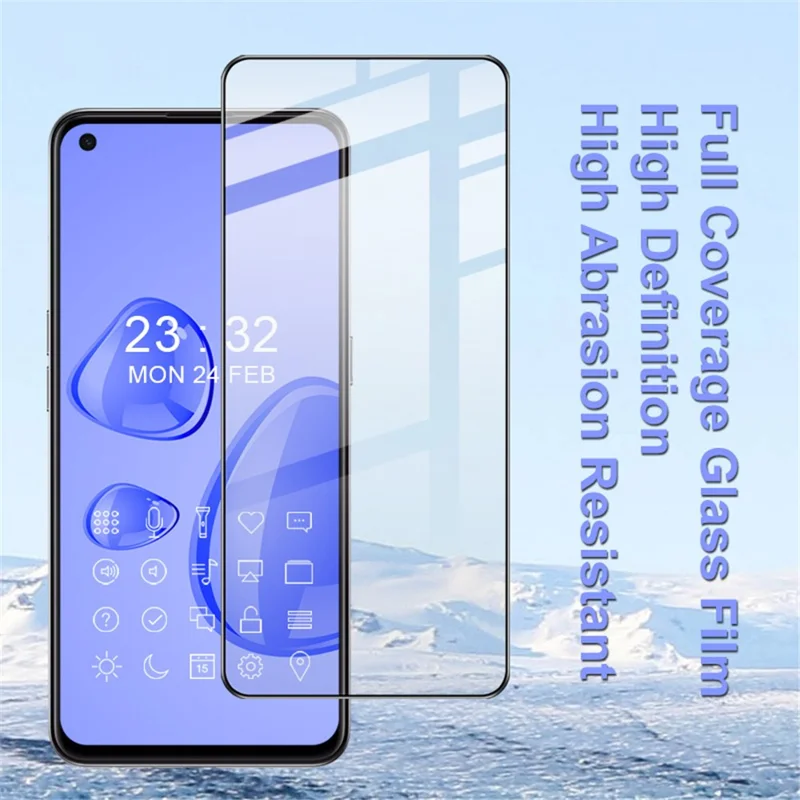 IMAK Pro+ Serie Vollständig geschützter Tempered Glass Bildschirmschutz für Oppo Reno6 5G