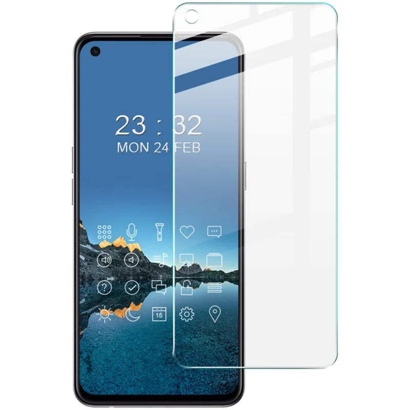 IMAK H-Serie High Definition Shatter-Proof Tempered Glass Film-Displayschutzfolie Für Oppo Reno6 5g