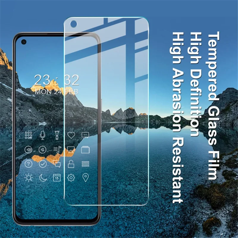 IMAK H-Serie High Definition Shatter-Proof Tempered Glass Film-Displayschutzfolie Für Oppo Reno6 5g