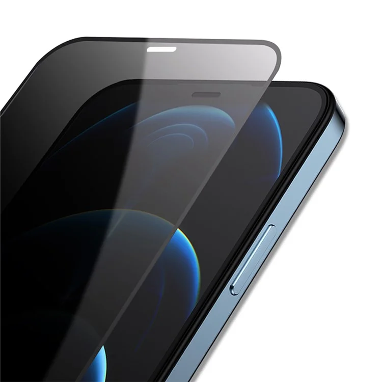 MOCOLO Full Glue Anti-peep Full Screen Coverage Silk Printing Tempered Glass Screen Protector Film for iPhone 12 6.1 inch/12 Pro 6.1 inch