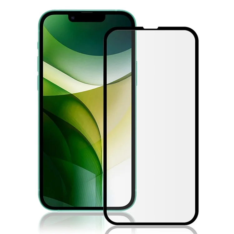 MOCOLO per iPhone 13 / 13 Pro / 14 Cold Carving 3D Curved Tempered Glass Film Full Size Full Glue HD Clear Screen Protector