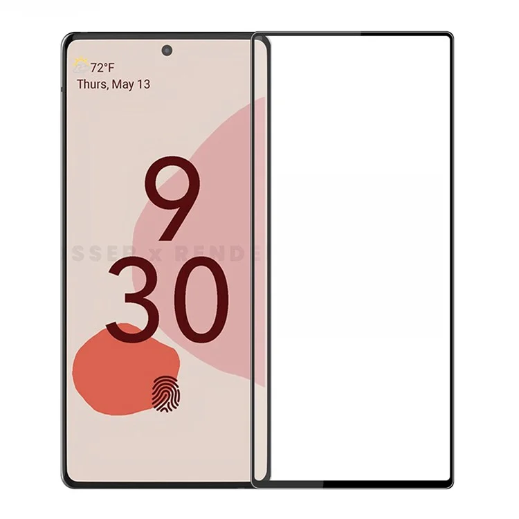 Pinwuyo 3D Arc Arc Full Glue Anti-finger Print Clear Plust Excher Oppage Защитник Стеклянного Экрана Для Google Pixel 6
