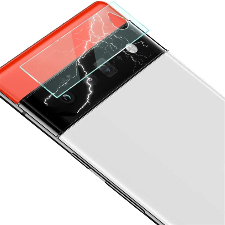 2Pcs/Pack IMAK Alta Definición Anti-arañazos Lente de Cámara Película Protectora de Vidrio Templado para Google Pixel 6 Pro