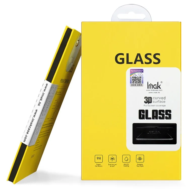 IMAK 3D Curved Full Screen HD Tempered Glass Screen Protector per Oppo Reno6 Pro+ 5G/Pro 5G (Snapdragon)