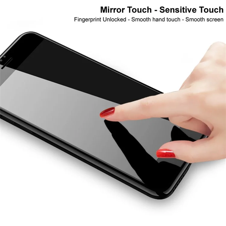 IMAK 9H Dardura Mirror Touch Protector de Película de Vidrio Templado Anti-peep Para Samsung Galaxy S21 fe