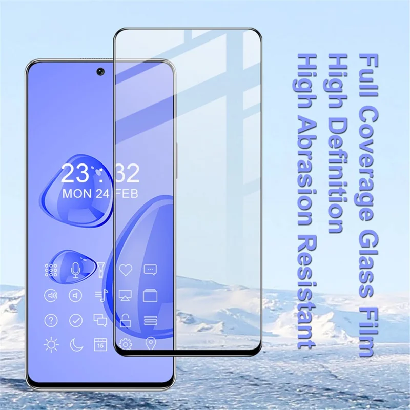 IMAK Pro+ Series  for Honor 50 SE 5G Case Friendly Full Glue Film 9H Hardness Anti-Scratch Tempered Glass Screen Protector