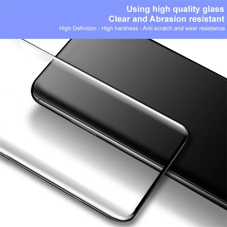 IMAK for Google Pixel 6 Pro 3D Curved Edge Full Covering Clear Screen Protector Tempered Glass Anti-Scratch Side Glue Film