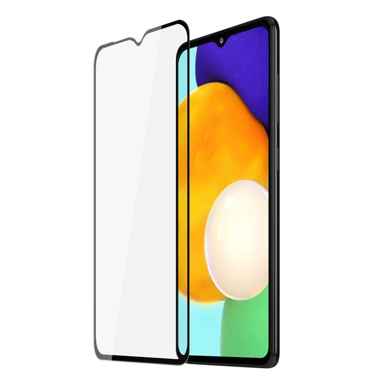 DUX DUCIS Complete Covering High Transparency Full Glue Tempered Glass Screen Protector (9D) for Samsung Galaxy A02s/A03s (166.5 x 75.98 x 9.14mm)