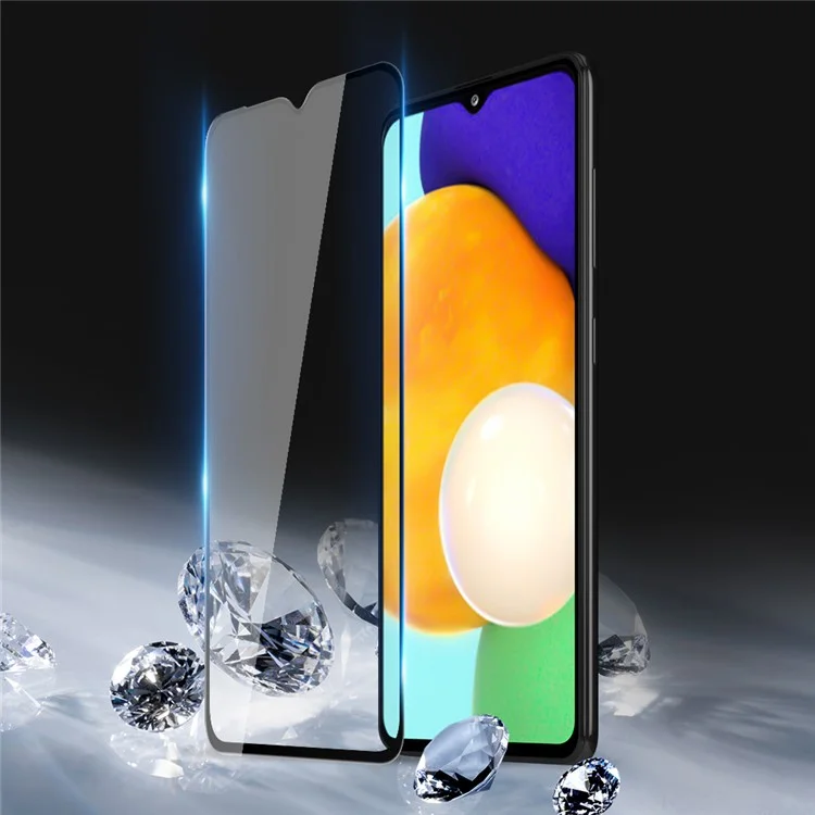 DUX DUCIS Complete Covering High Transparency Full Glue Tempered Glass Screen Protector (9D) for Samsung Galaxy A02s/A03s (166.5 x 75.98 x 9.14mm)