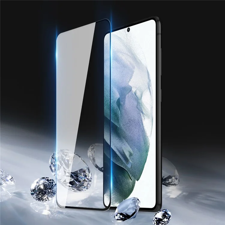 DUX DUCIS Hight-Transparent 0.33mm 2.5D Complete Coverage Full Glue Tempered Glass Screen Protector per Samsung Galaxy S21 FE