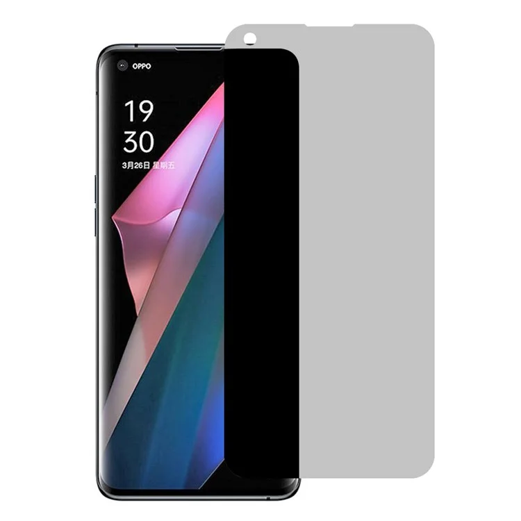 Para Oppo Find X3 / OnePlus 9 Pro HD Clear High Sensitivity 180 Degree Anti-Peep Film Soft TPU Hydrogel Privacy Screen Protector
