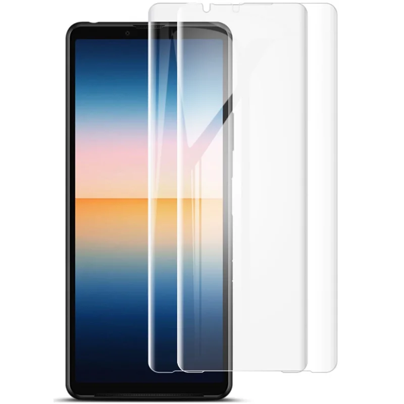 IMAK 2Pcs/Set Anti-explosion Hydrogel Film III HD Clear TPU Skin Film Screen Protector for Sony Xperia 10 III 5G